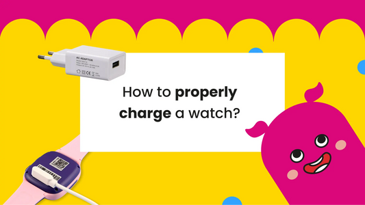 How to properly charge the watch?