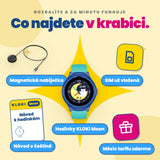 Dětské volací GPS hodinky KLOKI Moon - Modré