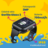 Montre GPS enfant KLOKI Star - Noir + Cadeau