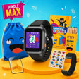 Pack Back to School MAX : montre GPS avec appels pour enfant KLOKI Star - noire