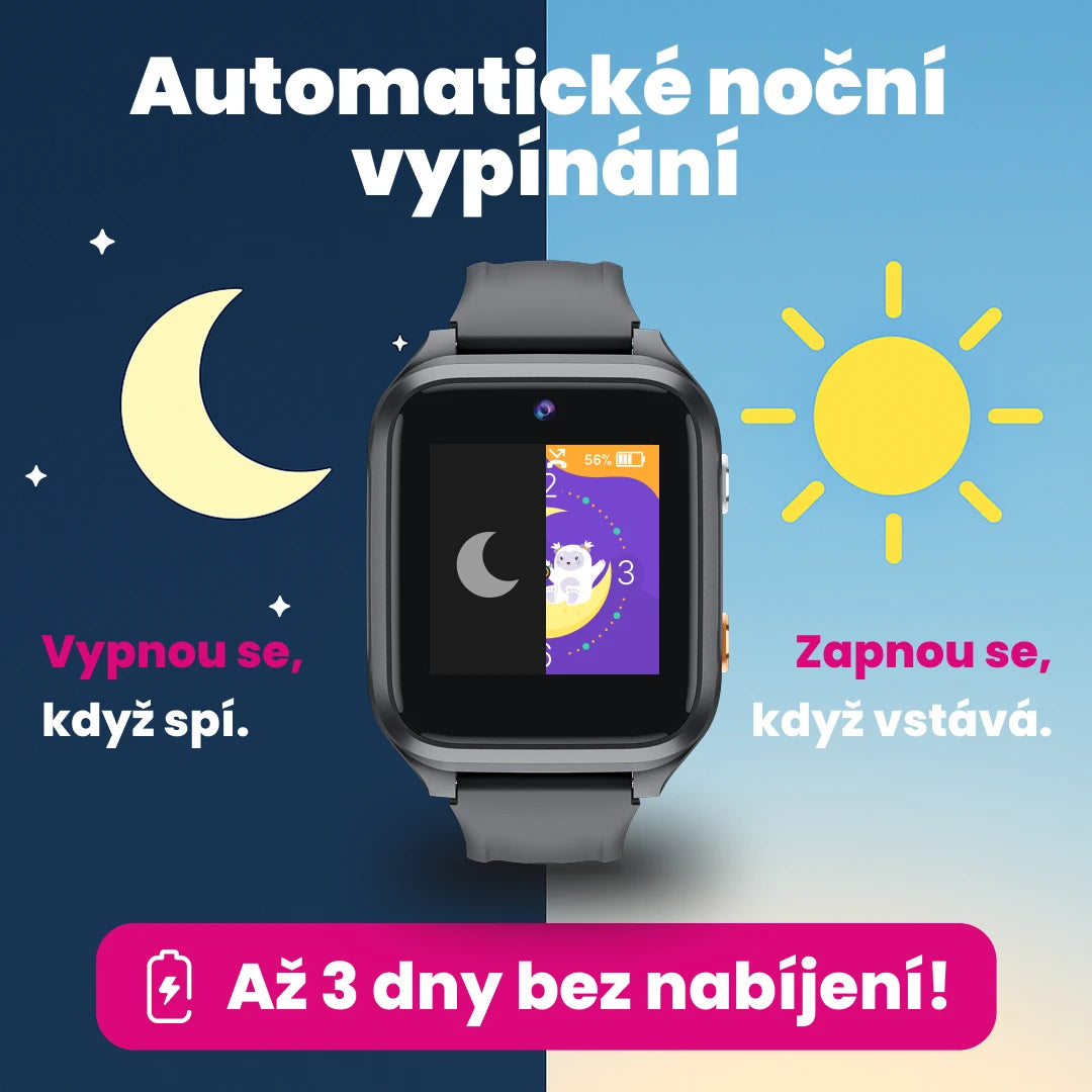 Montre GPS d'appel pour enfants KLOKI Star - Noire | Pack promotionnel