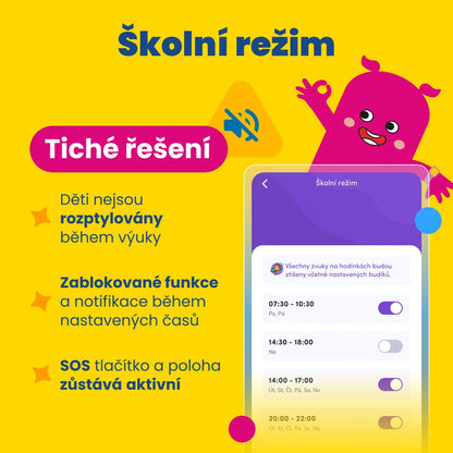 Montre GPS d'appel pour enfants KLOKI Star - Noire | Pack promotionnel