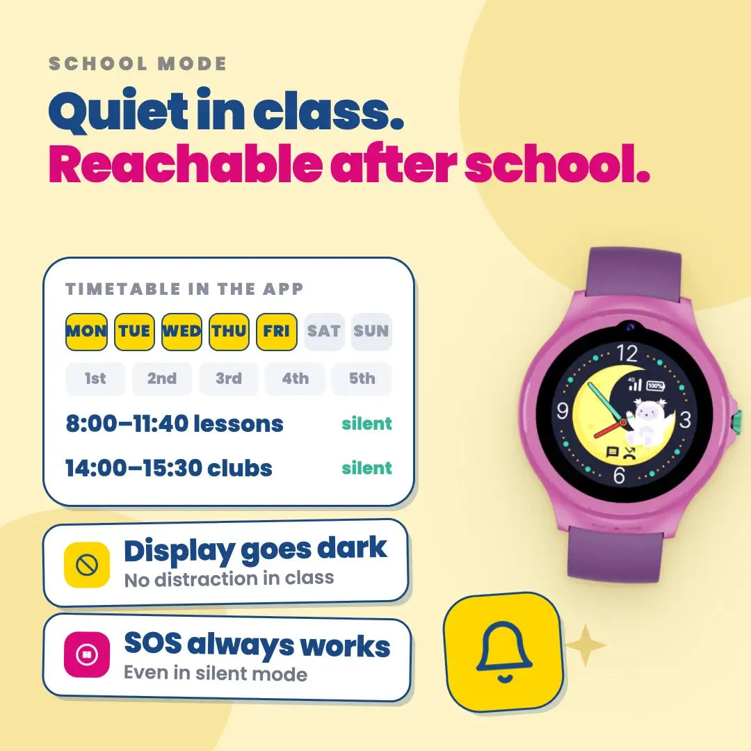 Kids' Calling GPS Watch KLOKI Moon - Blue