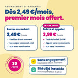 Montre GPS d'appel pour enfants KLOKI Moon - Rose