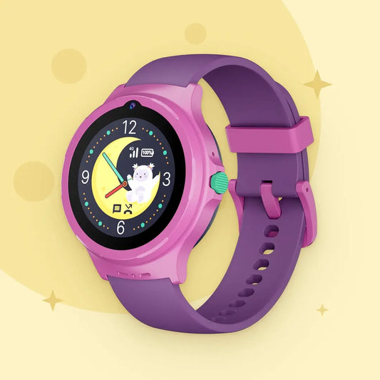 Montre GPS d'appel pour enfants KLOKI Moon - Rose
