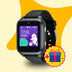 Kids GPS Calling Watch KLOKI Star - Black