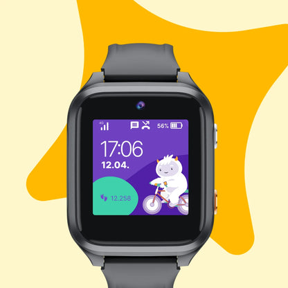 Montre GPS d'appel pour enfants KLOKI Star - Noire | Pack promotionnel