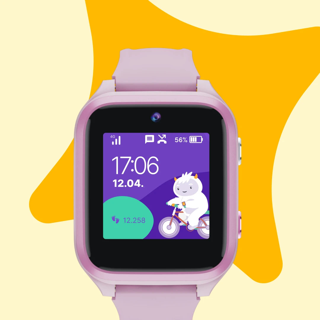 Montre GPS d’appel pour enfant KLOKI Star - Rose | Pack promotionnel