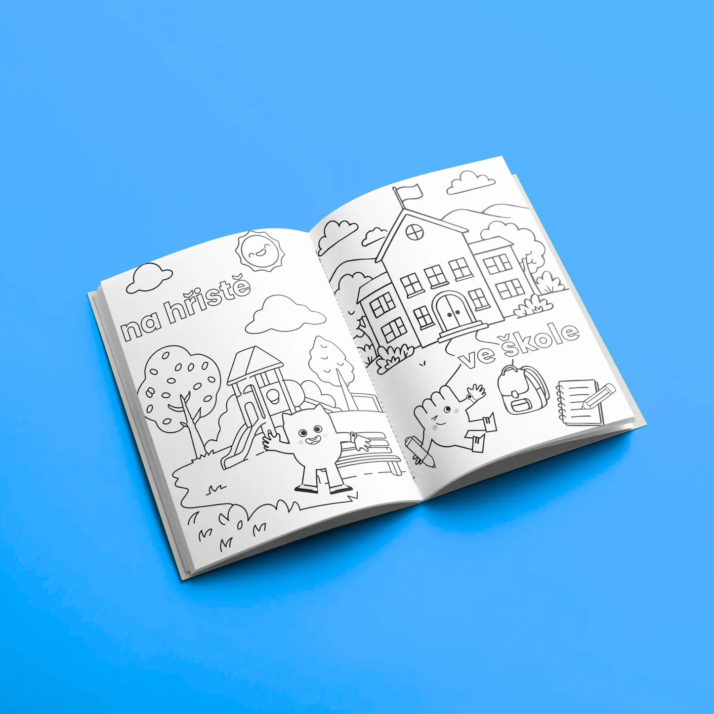 Coloring Book Happy Days with KLOKI