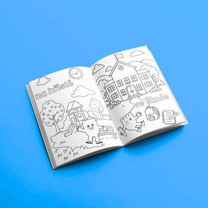Coloring Book Happy Days with KLOKI