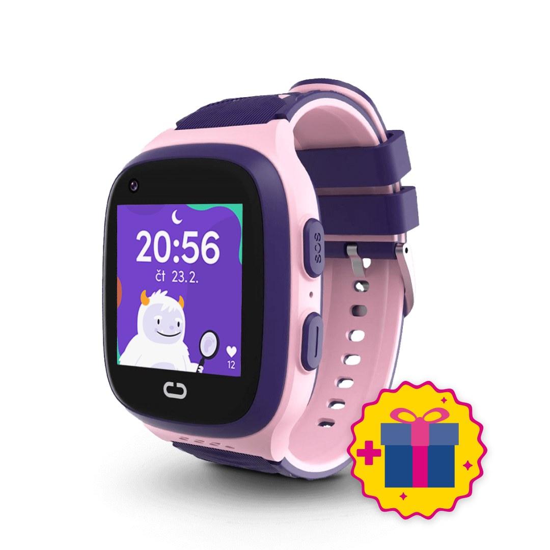 Montre GPS enfant KLOKI - Rose