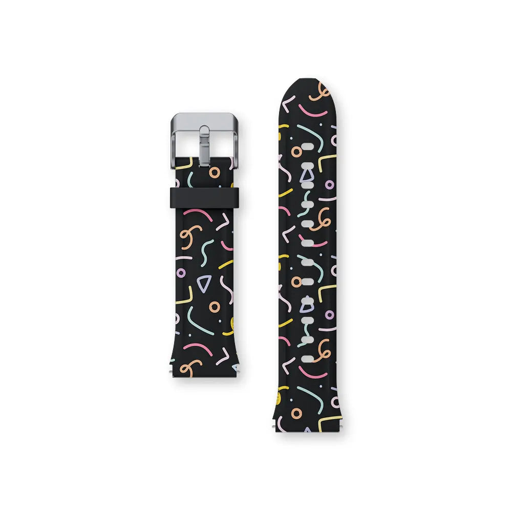Sangle en silicone avec un motif ludique KLOKI