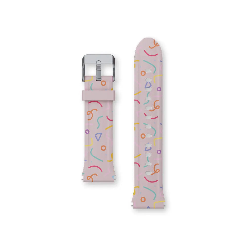 Sangle en silicone avec un motif ludique KLOKI