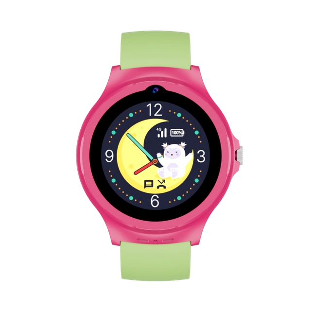 Bracelet de rechange vert et rose avec son cadre