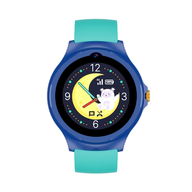 La montre KLOKI Moon en coloris bleu
